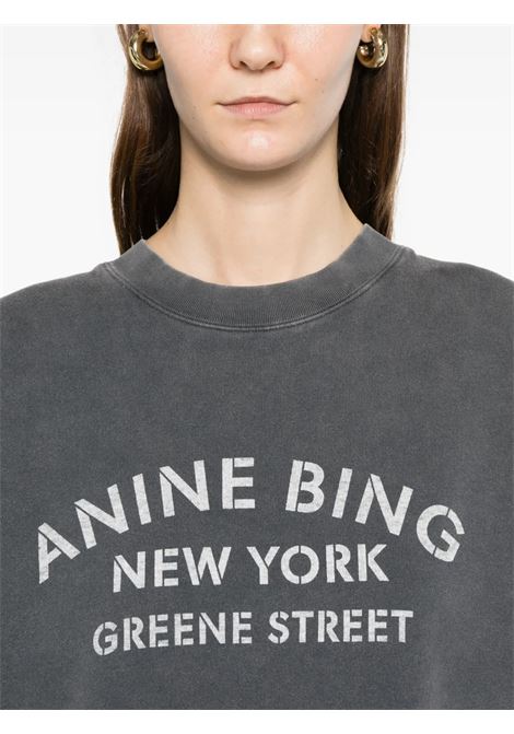 miles sweatshirt new york woman black ANINE BING | A-08-11728WBL1